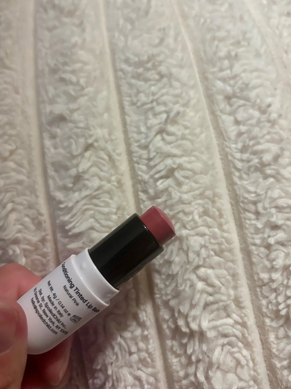 SpoiledChild Conditioning Tinted Lip Balm — Natural Pink